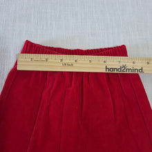 Load image into Gallery viewer, Vintage Red Cord Cotton Pants 2t
