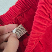 Load image into Gallery viewer, Vintage Red Cord Cotton Pants 2t
