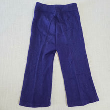 Load image into Gallery viewer, Vintage Navy Knit Pants 2t
