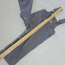 Load image into Gallery viewer, Vintage Stone Apparel Striped Overalls 18 months
