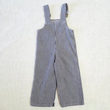 Load image into Gallery viewer, Vintage Stone Apparel Striped Overalls 18 months
