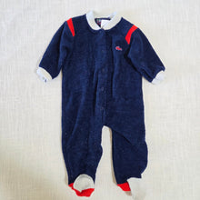 Load image into Gallery viewer, Vintage Lacoste Terrycloth Footed PJs 3-6 months

