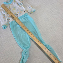 Load image into Gallery viewer, Vintage 2-Piece Pastel Footed PJs 9 months
