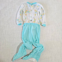 Load image into Gallery viewer, Vintage 2-Piece Pastel Footed PJs 9 months
