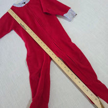 Load image into Gallery viewer, Vintage Honors Red Footed PJs 2t

