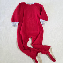 Load image into Gallery viewer, Vintage Honors Red Footed PJs 2t
