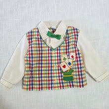 Load image into Gallery viewer, Vintage Cradle Togs Trick Cards Long Sleeve 6 months

