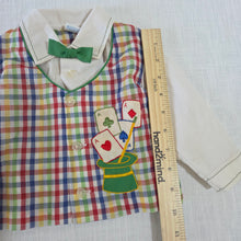 Load image into Gallery viewer, Vintage Cradle Togs Trick Cards Long Sleeve 6 months

