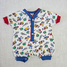 Load image into Gallery viewer, Vintage Oshkosh Baseball Bears Romper 3-6 months *missing button
