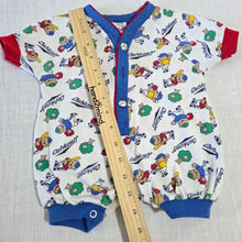 Load image into Gallery viewer, Vintage Oshkosh Baseball Bears Romper 3-6 months *missing button
