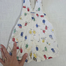 Load image into Gallery viewer, Vintage Oshkosh Fingerprint People Shortalls 12 months
