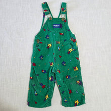Load image into Gallery viewer, Vintage Oshkosh Spaceship Cord Overalls 12 months

