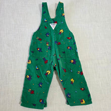Load image into Gallery viewer, Vintage Oshkosh Spaceship Cord Overalls 12 months
