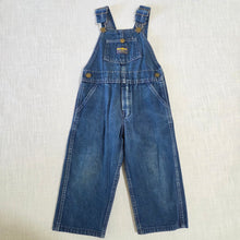 Load image into Gallery viewer, Vintage 80s Oshkosh Denim Overalls 2t/3t
