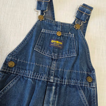 Load image into Gallery viewer, Vintage 80s Oshkosh Denim Overalls 2t/3t
