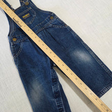Load image into Gallery viewer, Vintage 80s Oshkosh Denim Overalls 18 months
