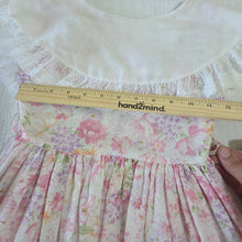 Load image into Gallery viewer, Vintage Floral Pink Lacey Dress kids 7
