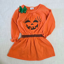 Load image into Gallery viewer, Older Pumpkin Short Dress 4t
