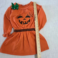 Load image into Gallery viewer, Older Pumpkin Short Dress 4t
