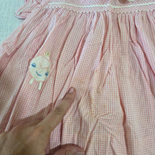 Load image into Gallery viewer, Vintage Pink Gingham Dress 6-9 months
