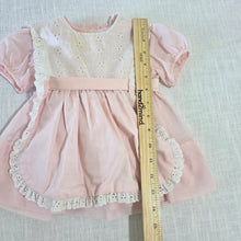 Load image into Gallery viewer, Vintage Pink Dress + Pinafore Bundle 9 months

