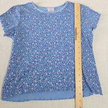 Load image into Gallery viewer, Vintage Floral Blue Shirt kids 10/12
