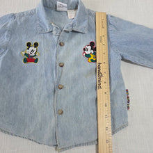 Load image into Gallery viewer, Vintage Baby Mickey Denim Buttondown 24 months

