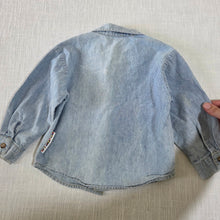 Load image into Gallery viewer, Vintage Baby Mickey Denim Buttondown 24 months
