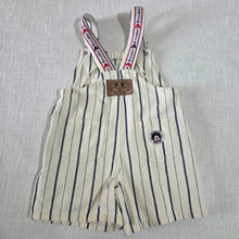 Load image into Gallery viewer, Vintage Mickey Baseball Denim Shortalls 3t/4t
