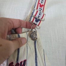 Load image into Gallery viewer, Vintage Mickey Baseball Denim Shortalls 3t/4t
