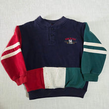 Load image into Gallery viewer, Vintage Muted Color Block Crewneck kids 6
