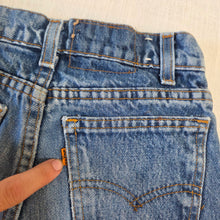 Load image into Gallery viewer, Vintage Levi's Cutoff Shorts Orange Tab kids 9/10
