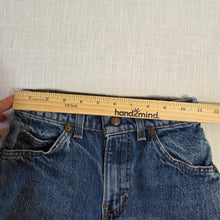 Load image into Gallery viewer, Vintage Levi's Cutoff Shorts Orange Tab kids 9/10
