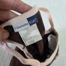 Load image into Gallery viewer, Vintage Flower Brown Cami Top 3-6 months
