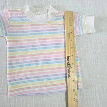 Load image into Gallery viewer, Vintage Healthtex Pastel Striped Shirt 3 months

