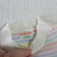 Load image into Gallery viewer, Vintage Healthtex Pastel Striped Shirt 3 months

