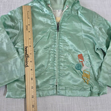 Load image into Gallery viewer, Vintage Sweets Applique Satin Jacket 2t

