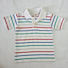 Load image into Gallery viewer, Vintage Healthtex Colorful Striped Polo 3t
