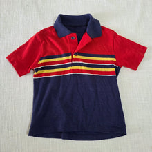 Load image into Gallery viewer, Vintage Striped Chest Polo Shirt 3t
