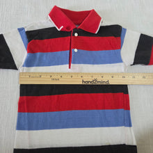 Load image into Gallery viewer, Vintage Donmoor Striped Polo 3t
