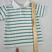 Load image into Gallery viewer, Vintage Healthtex Green Striped Polo 3t
