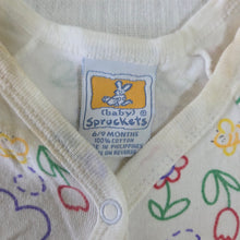 Load image into Gallery viewer, Vintage Floral Cotton Romper 3-6 months
