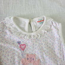 Load image into Gallery viewer, Vintage Healthtex Bear Floral Romper 12 months
