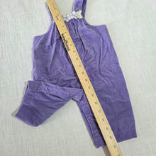 Load image into Gallery viewer, Vintage 80s Purple Overalls 6 months
