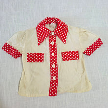 Load image into Gallery viewer, Vintage Polka Dot Shirt 12-18 months
