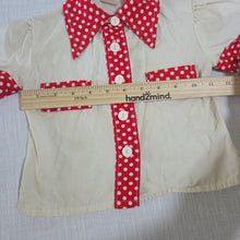 Load image into Gallery viewer, Vintage Polka Dot Shirt 12-18 months
