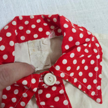 Load image into Gallery viewer, Vintage Polka Dot Shirt 12-18 months
