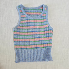 Load image into Gallery viewer, Vintage Striped Knit Tank Top 5t/6
