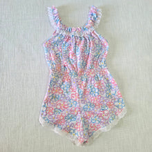 Load image into Gallery viewer, Vintage Candlesticks Floral Romper 4t/5t
