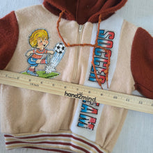 Load image into Gallery viewer, Vintage 80s Soccer Sweater 18-24 months
